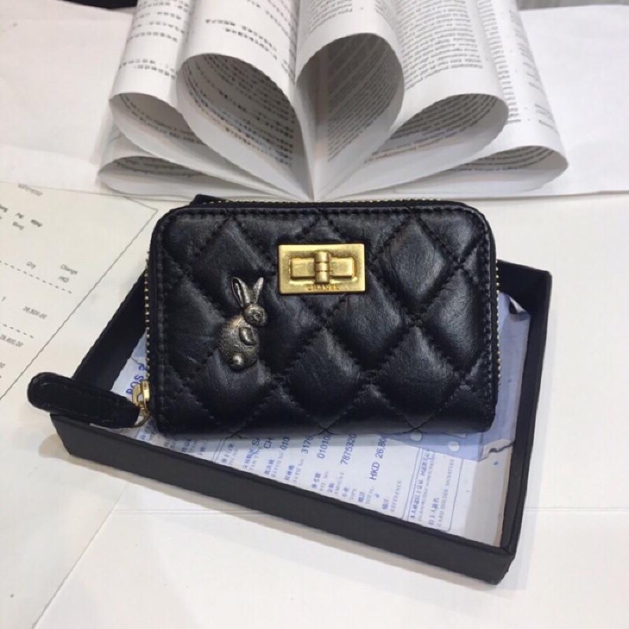 シャネル シャネル 二つ折り財布 80051