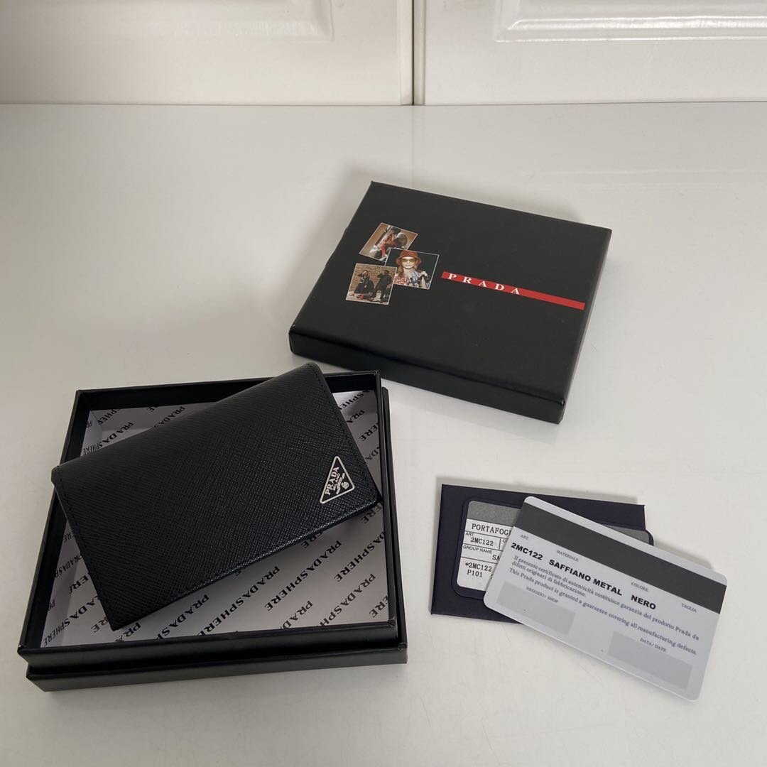 プラダ プラダ 二つ折り財布 1MC122