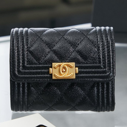 シャネル シャネル 二つ折り財布  A81996