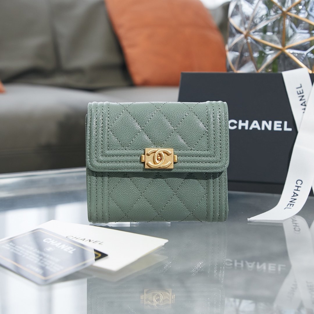 シャネル シャネル 二つ折り財布  A80734