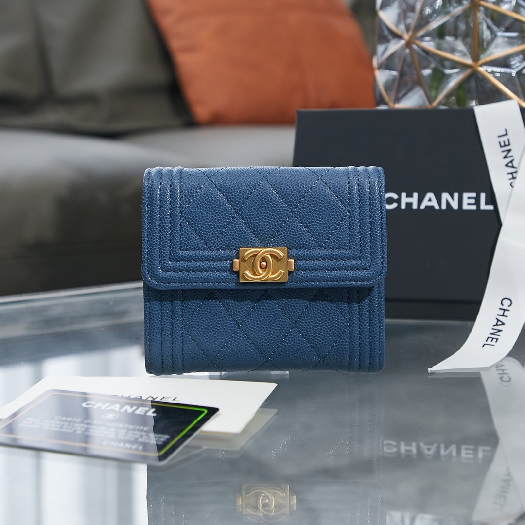 シャネル シャネル 二つ折り財布  A80734