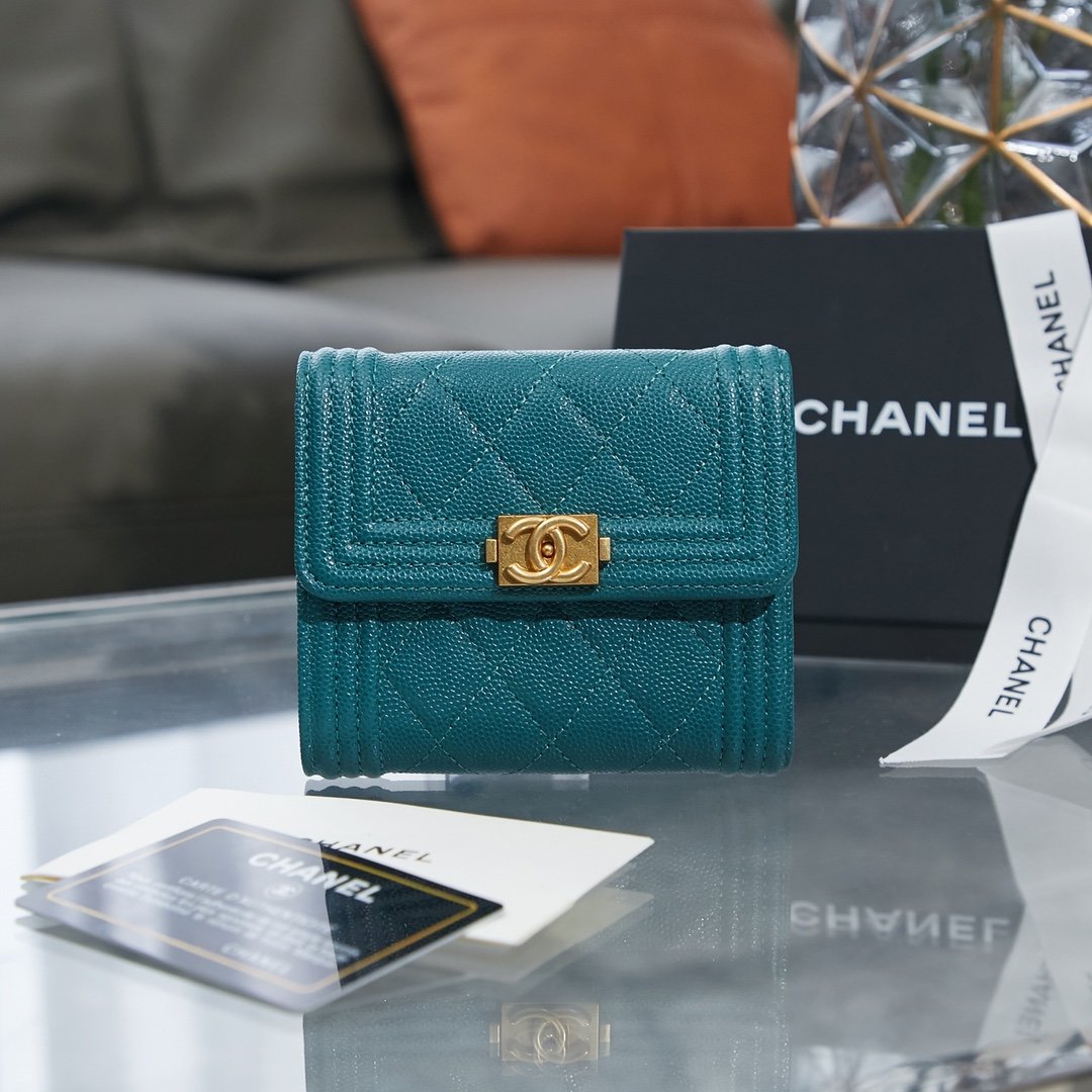 シャネル シャネル 二つ折り財布  A80734