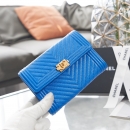 シャネル シャネル 二つ折り財布  A84385