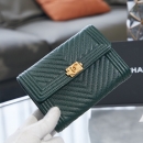 シャネル シャネル 二つ折り財布  A84385