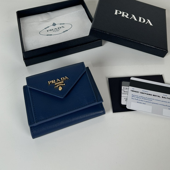 プラダ プラダ 二つ折り財布 1MH021